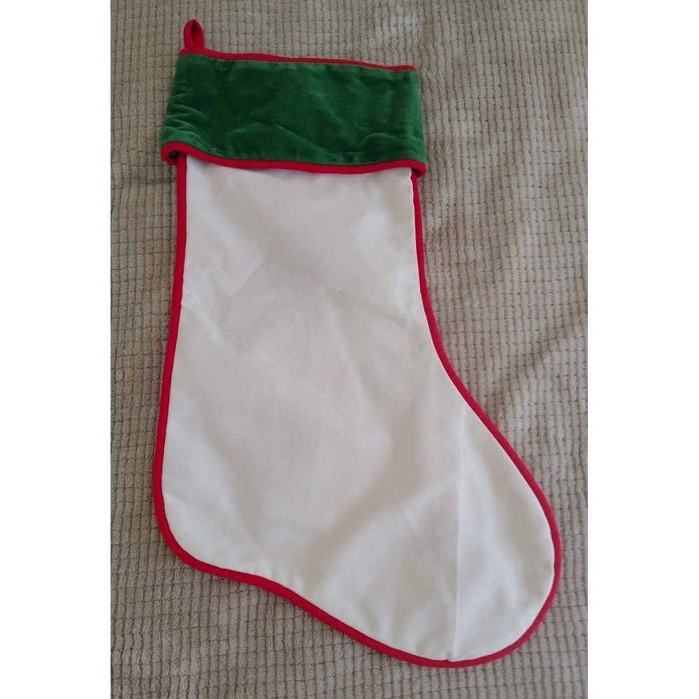 House Of Hatten Vintage Christmas Stocking Boy With Holly - Picture 5 of 10